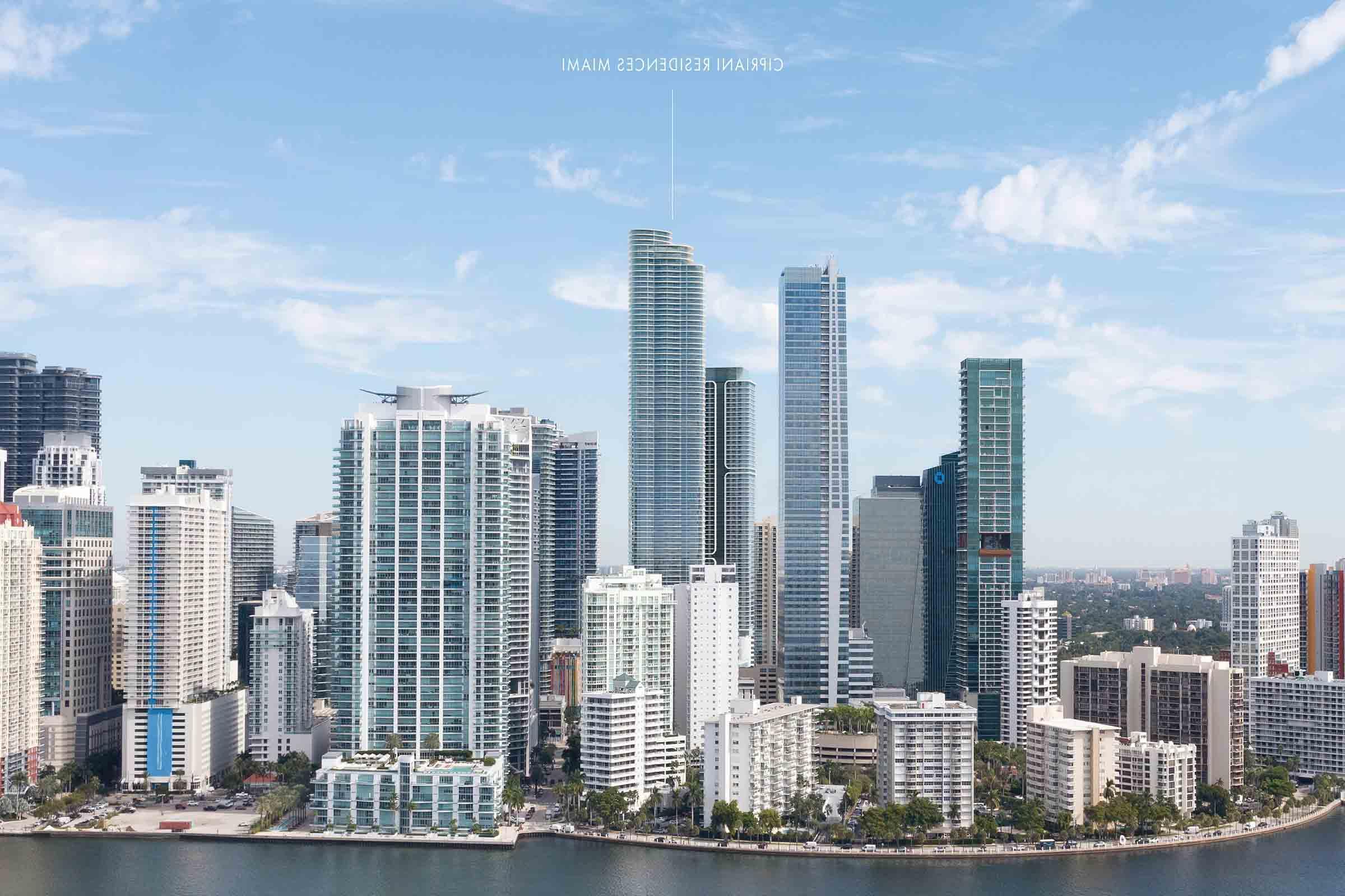 Rendering of Cipriani Residences Brickell Miami Building Location